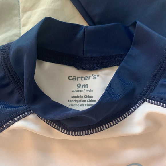 🦀 Crab baby boy two piece bathing suit set. 9 months. EUC.🦀 - Picture 5 of 7